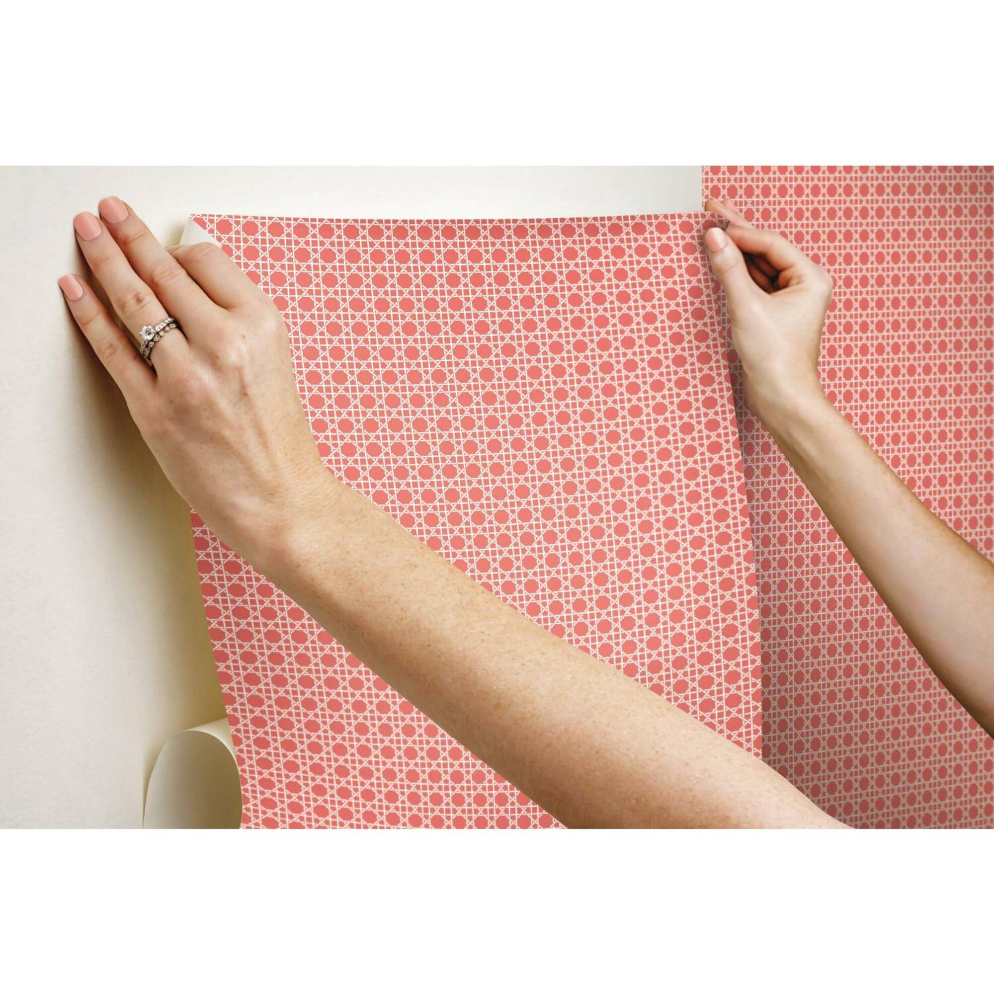 RoomMates Caning Peel & Stick Wallpaper